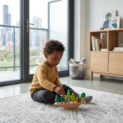 Montessori Wooden Seesaw Toy