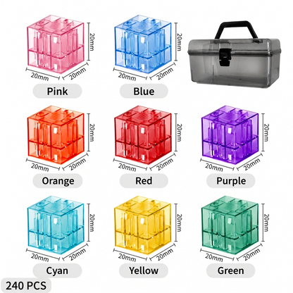 Montessori Cube Building Block Set for Kids