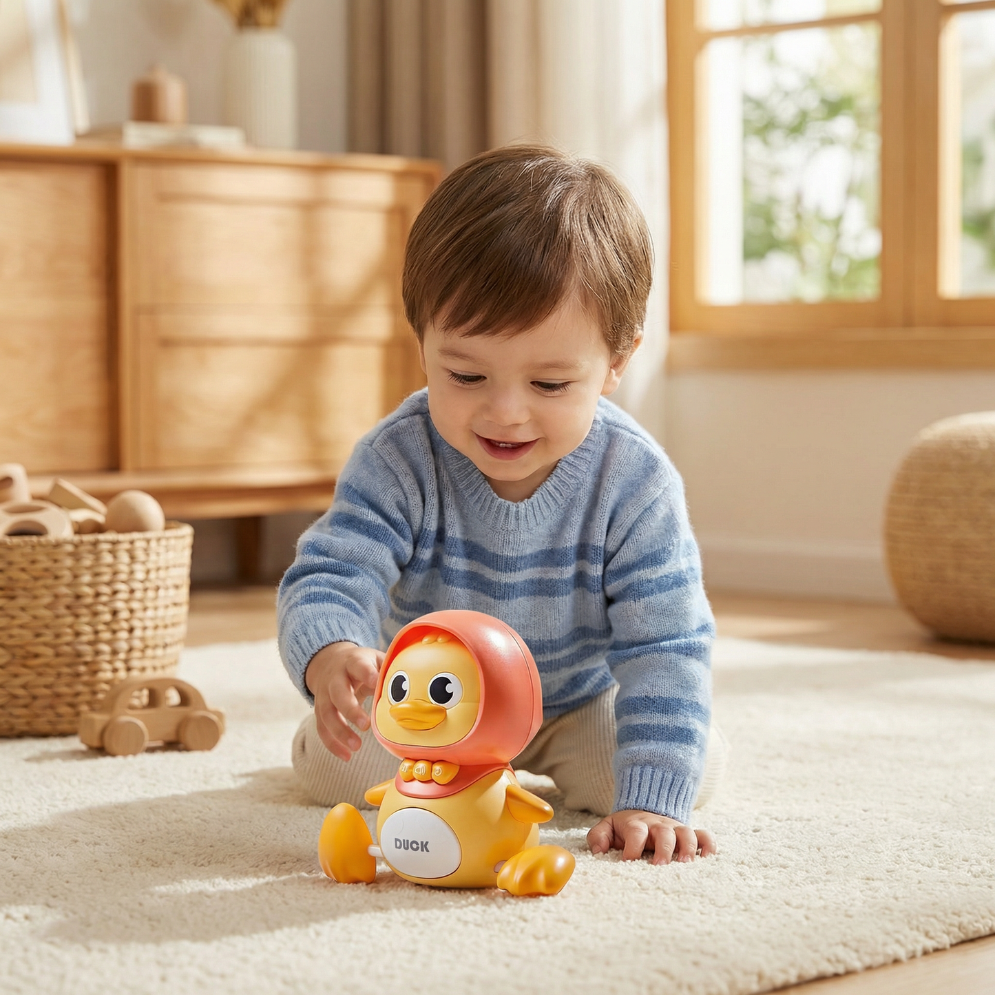 Wobbling Duck Family Kids Toy