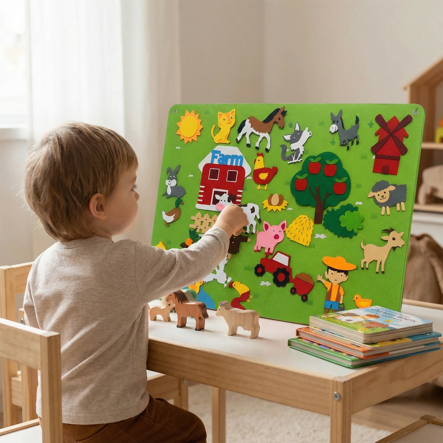 Story Worlds - Learning based felt board