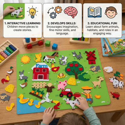 Story Worlds - Learning based felt board