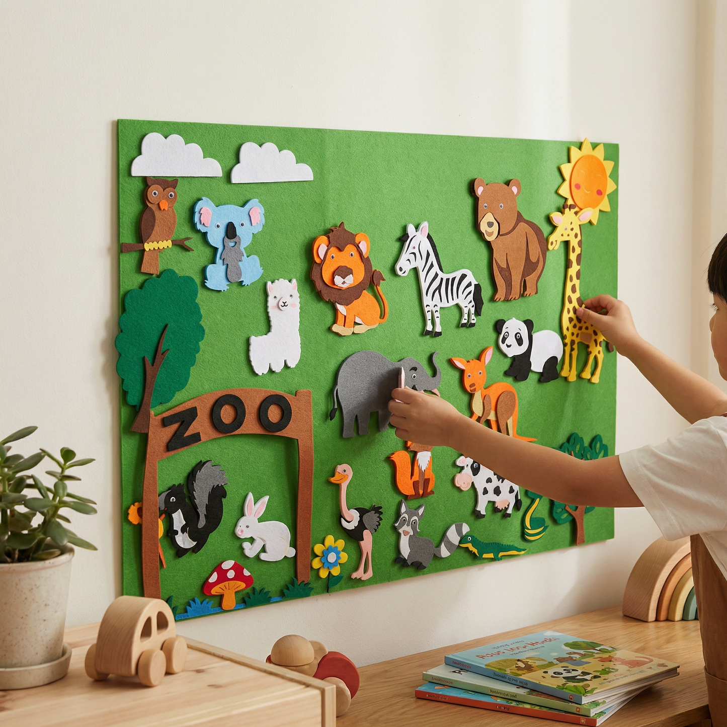Story Worlds - Learning based felt board