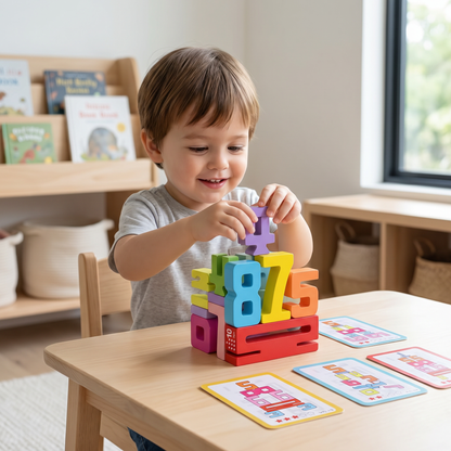 Educational Maths and Numbers Learning Blocks