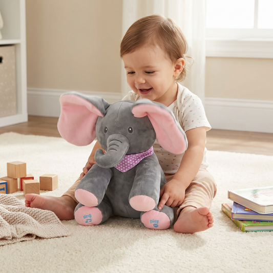 Peek-A-Boo-Elephant - Interactive Plush Toy