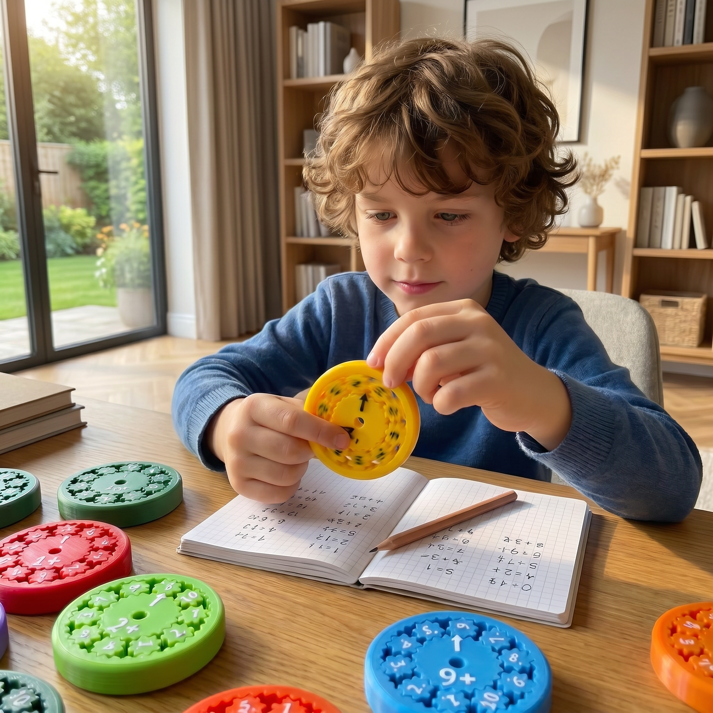 Mathematics educational game Fidget Spinner