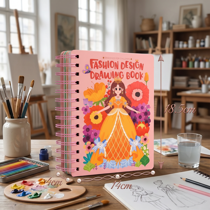 Princess Fashion Design Drawing and Craft Book