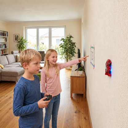 Remote Control Wall-Climbing Car with LED Lights