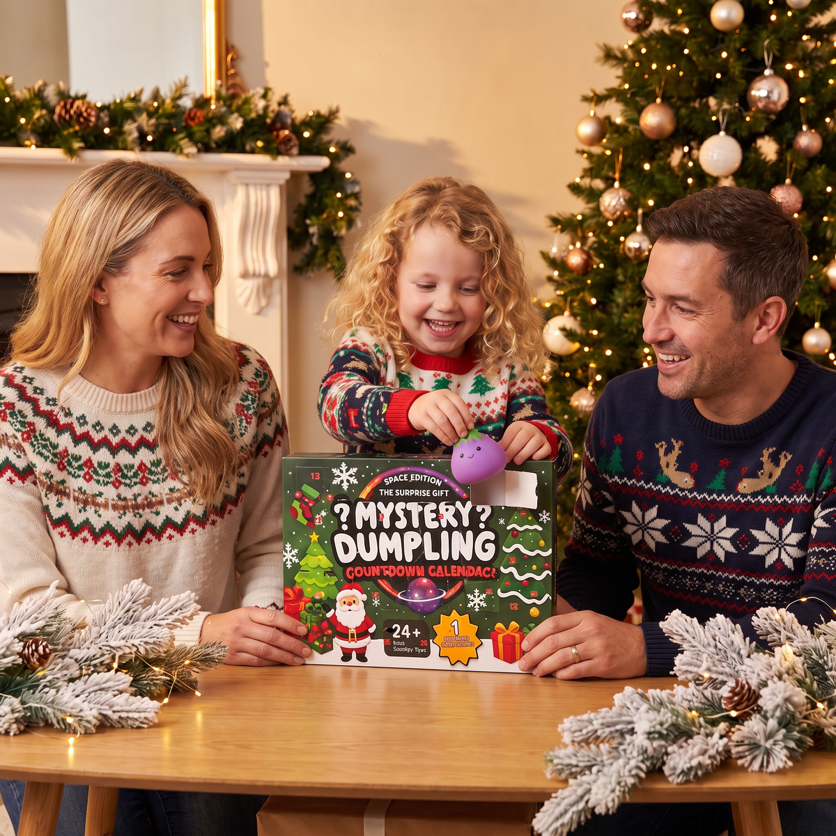 Christmas Squishy Advent Calendar for Kids