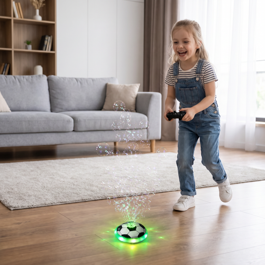 Remote Control Soccer Bubble Ball with Lights & Music