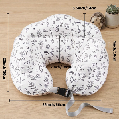 Multifunctional Nursing Pillow for Breastfeeding & Bottle Feeding with Removable Cover