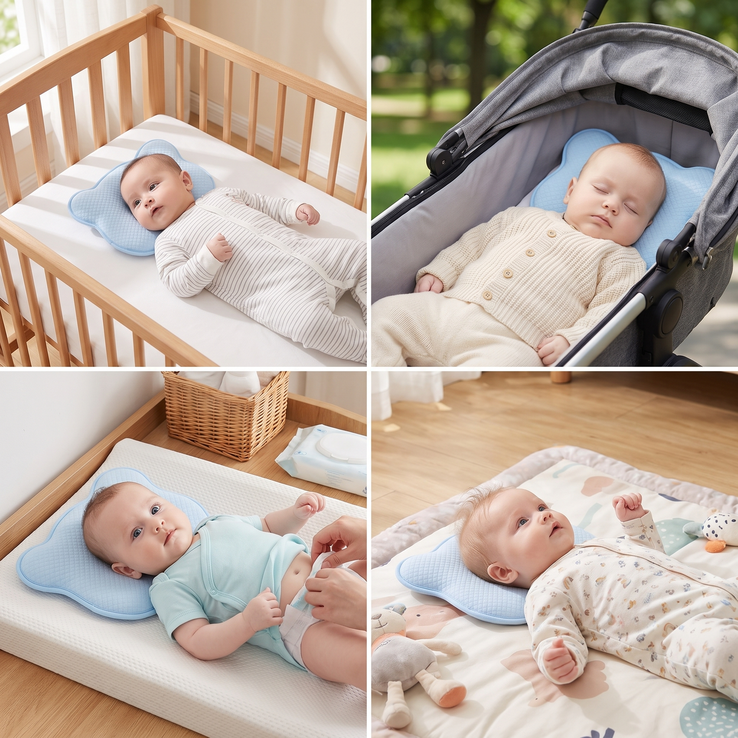 Memory Foam Baby Comfort Support Pillow