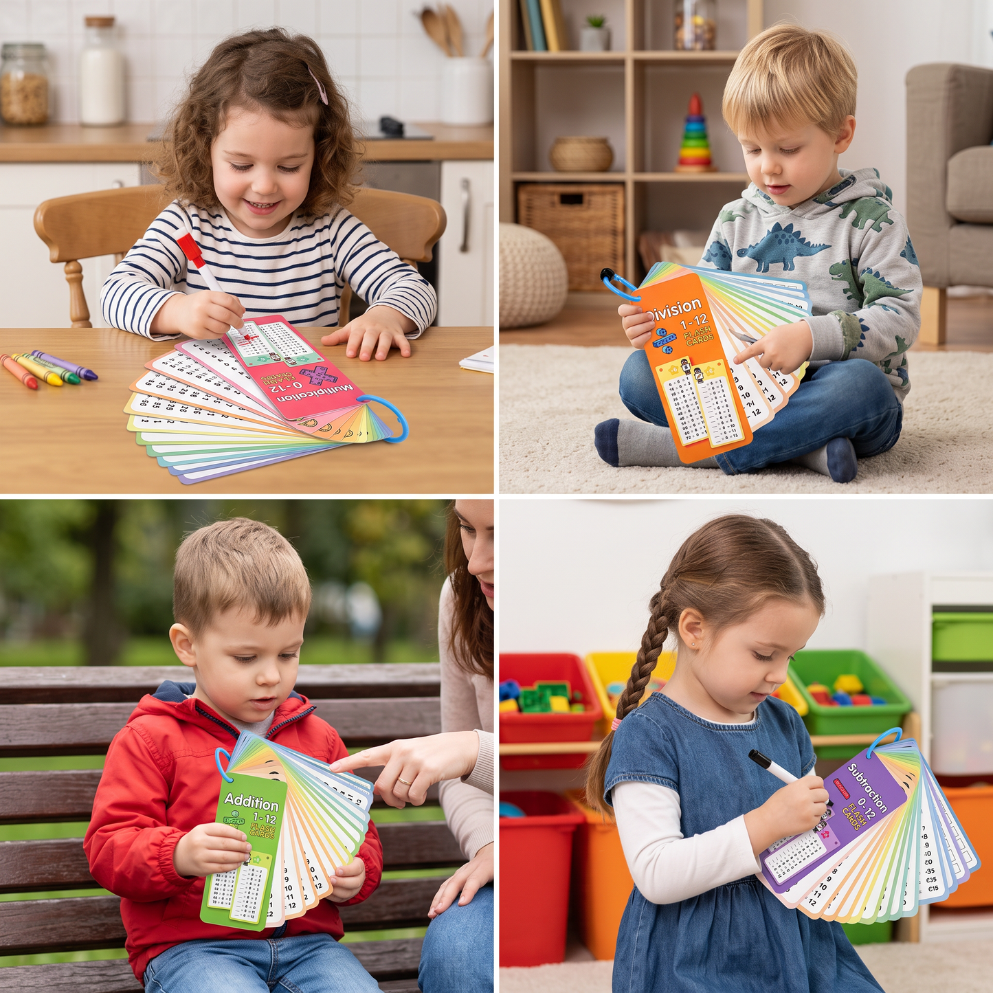Reusable Maths Flash Cards