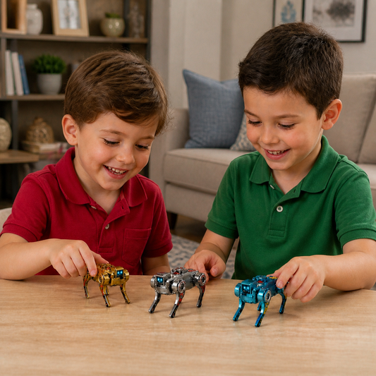 3-in-1 Mechanical Robot Dog Fidget Spinner Toy