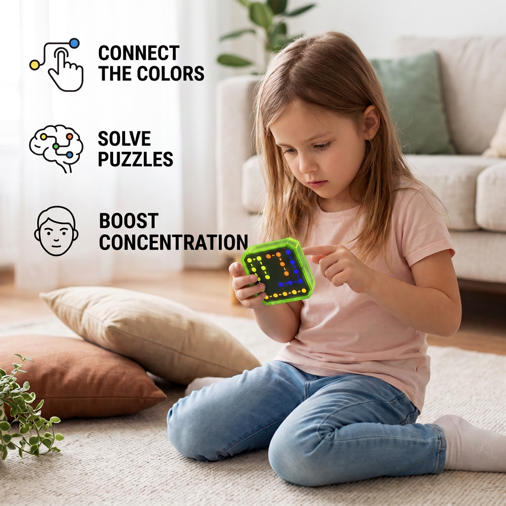 Smart Line LED Logic Puzzle Game – 800+ Brain Challenge Levels