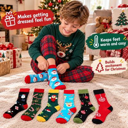 24-Days Christmas Socks Advent Calendar