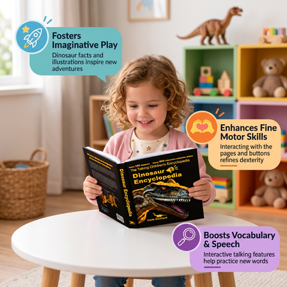 Interactive Talking Dinosaur Encyclopedia Book