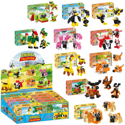 Animal Building Blocks Set