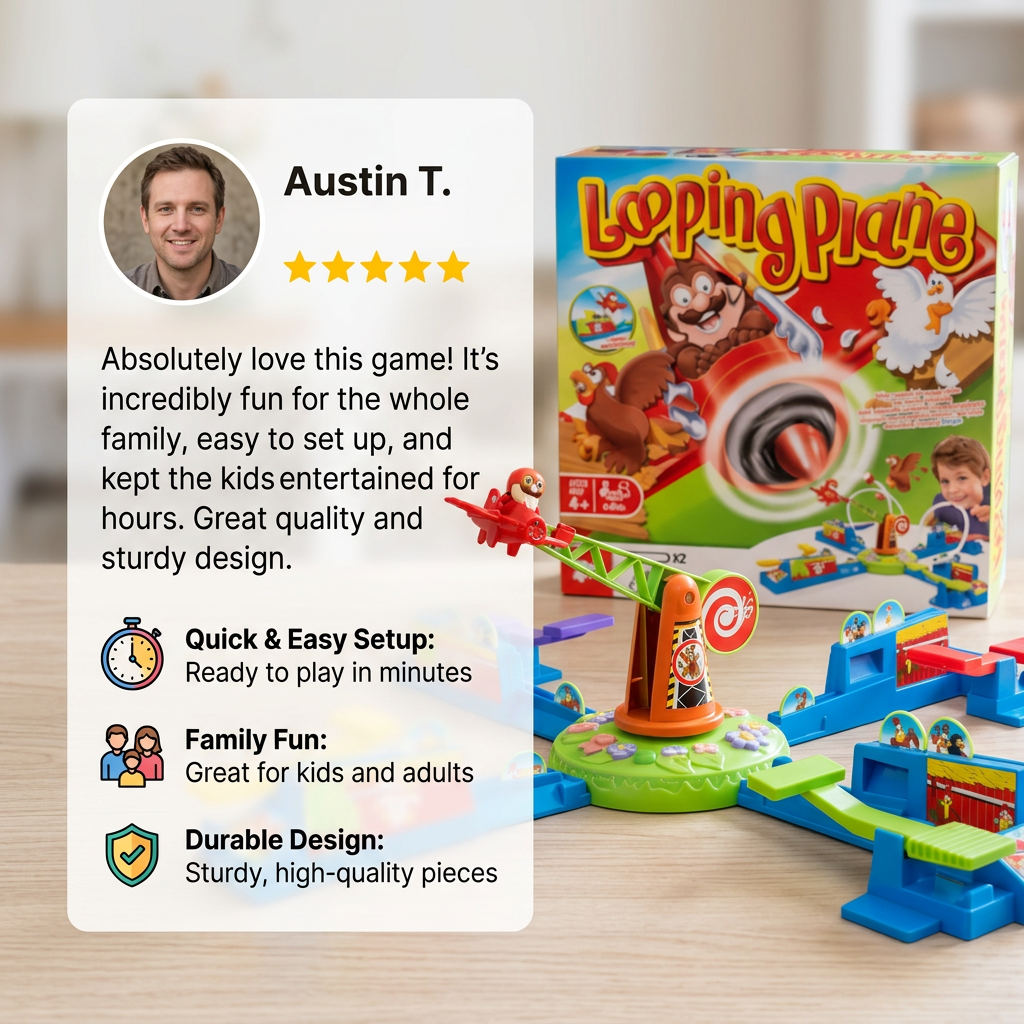Interactive Multiplayer Flying Plane Family Board Game