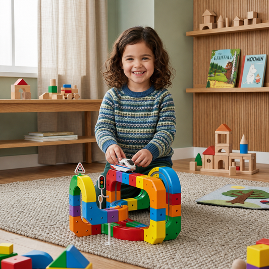 Magic rail cube track kids toy