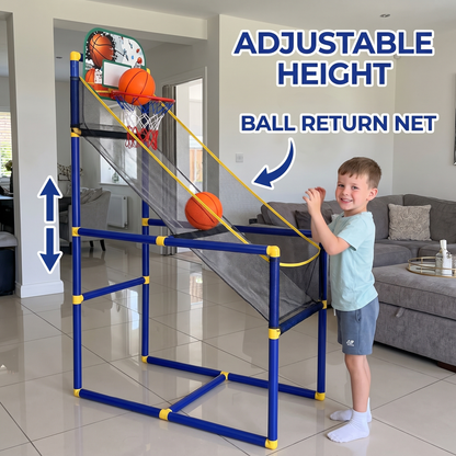 Adjustable Kids Basketball Hoop Set - That Grows With Your Kids