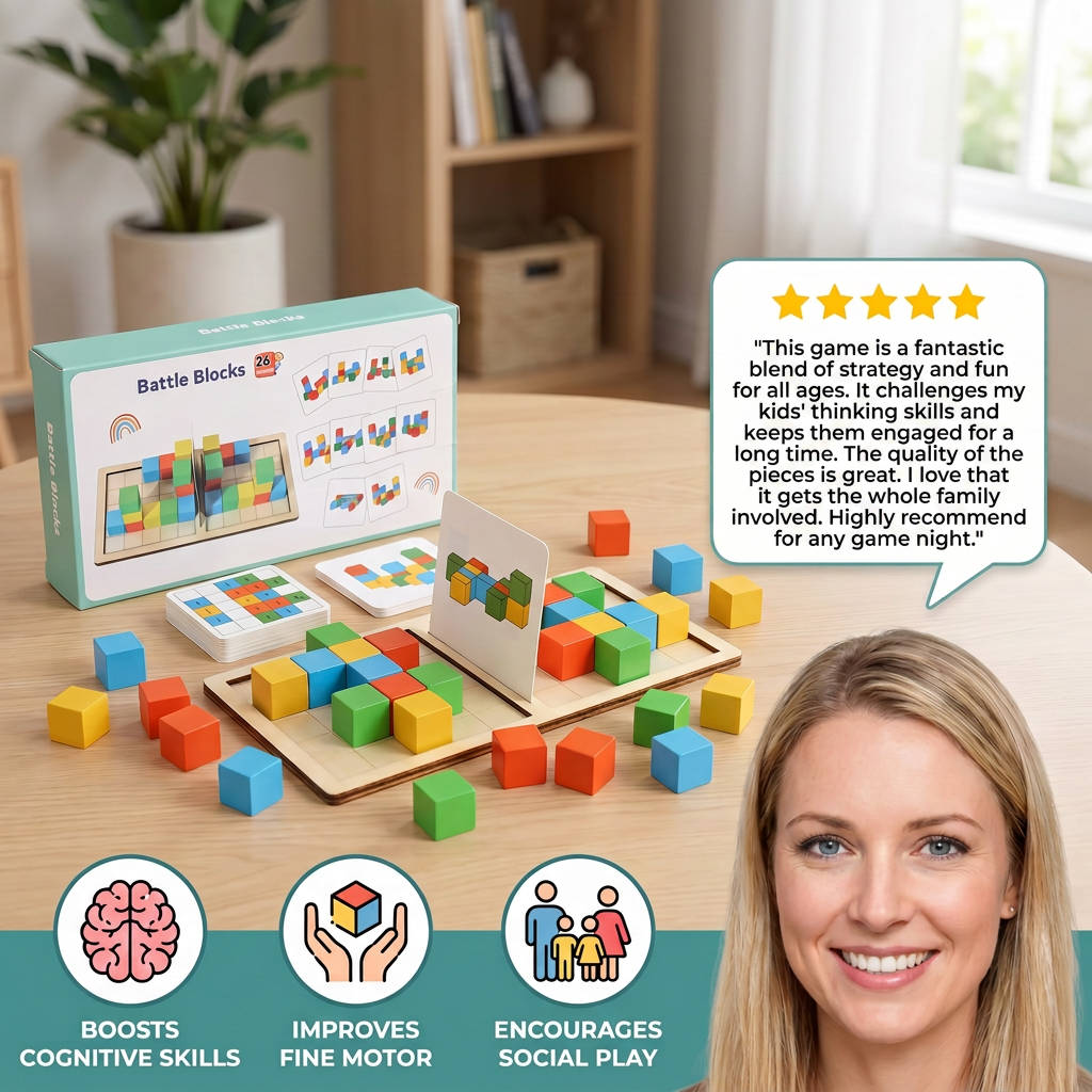 3D Color Match Building Blocks Puzzle Game