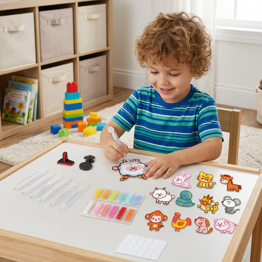 DIY Dot Bead Sticker Art Kit for Kids