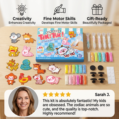 DIY Dot Bead Sticker Art Kit for Kids