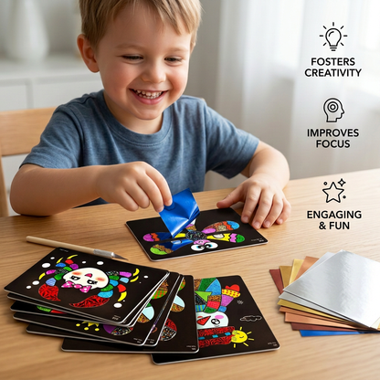 DIY Foil Art Craft Kit for Kids