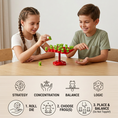Frog Balance Board – Skill-Building Family Game