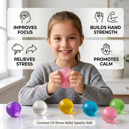 Coconut Oil Stress Relief Squishy Ball