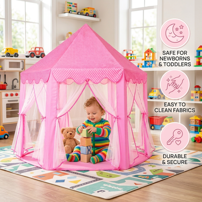 Princess Castle Play Tent for Indoor & Outdoor Fun