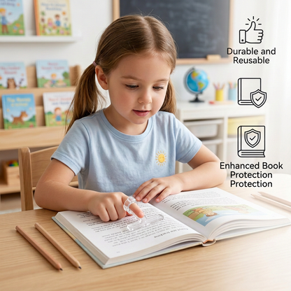 Kids’ Finger Reading Tracker – Translucent Reading Guide