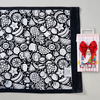 DIY Colouring Blanket for the Whole Family