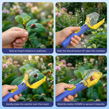 Kids Bug Catcher with 6X Magnifier – Insect Observation Tool for Outdoor Exploration