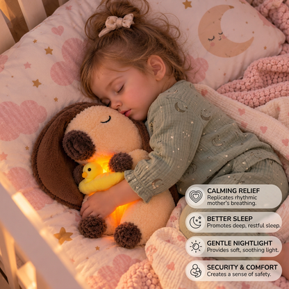 Breathing Capybara Plush Toy – Soft & Cuddly Sleep Companion