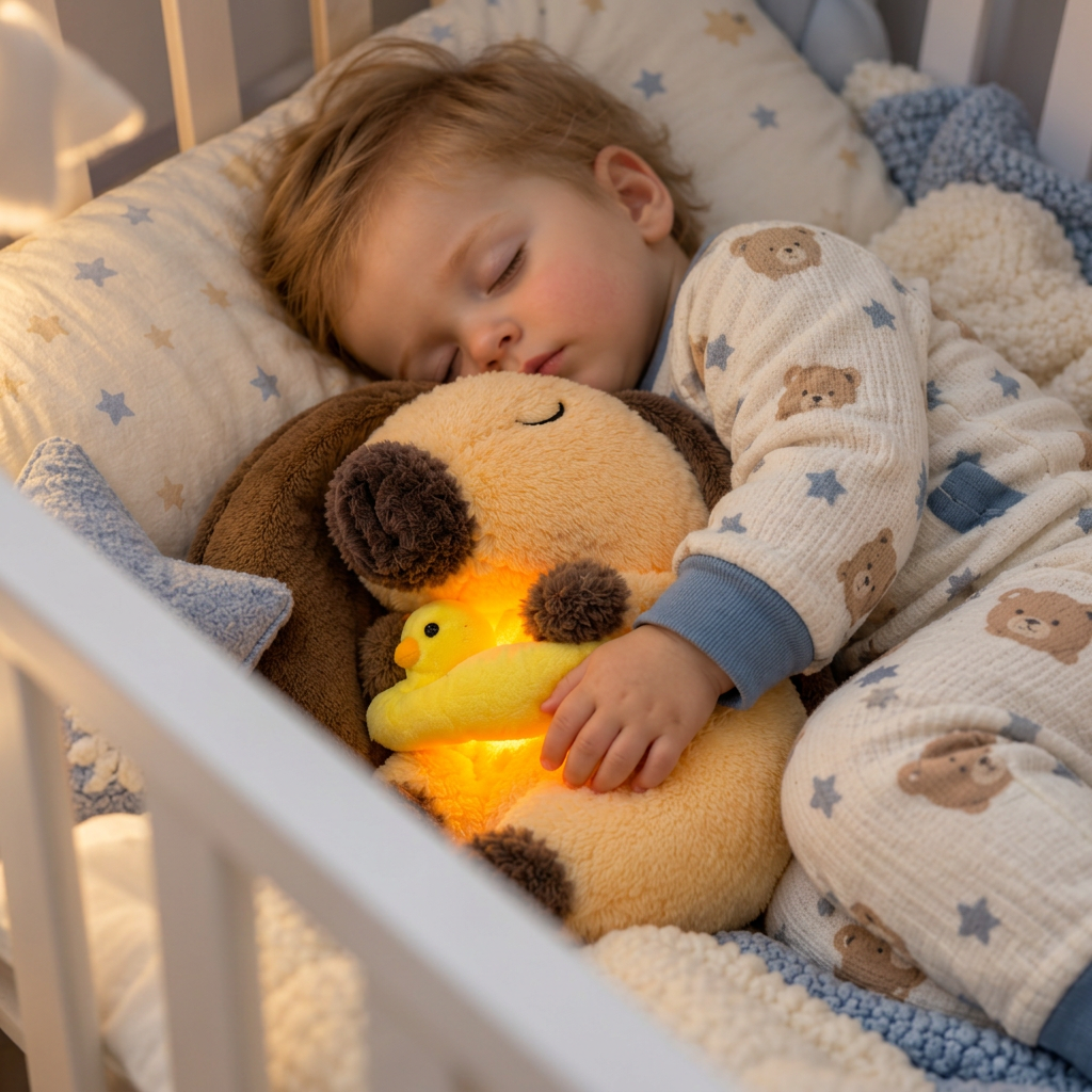 Breathing Capybara Plush Toy – Soft & Cuddly Sleep Companion
