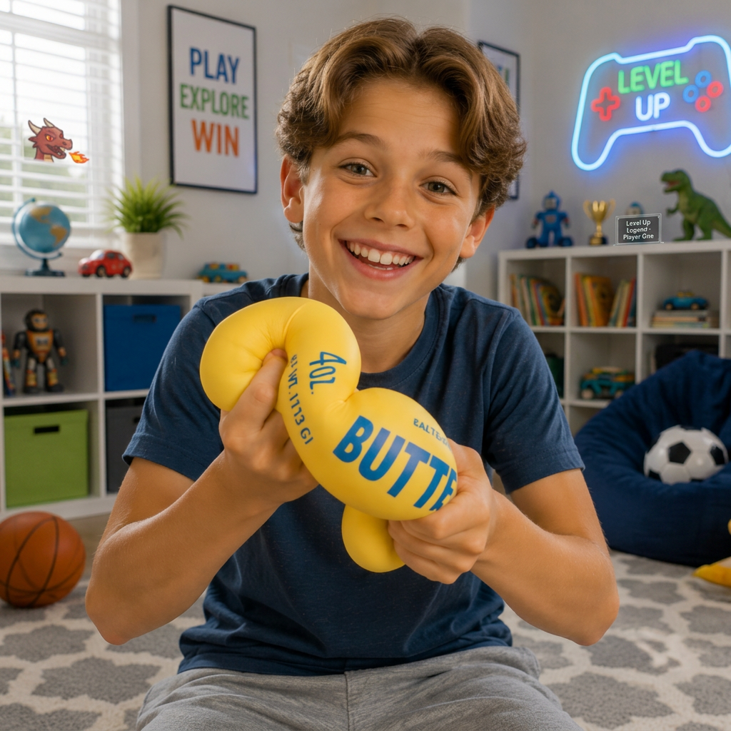 Jumbo Squishy Butter Stick – Slow-Rise Stress Ball & Sensory Fidget Toy