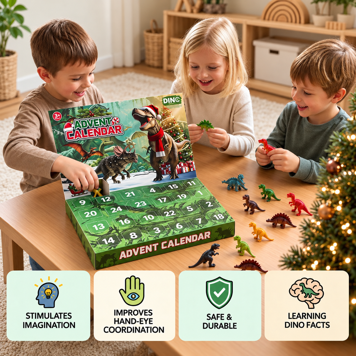 24-Days Dinosaur Advent Calendar