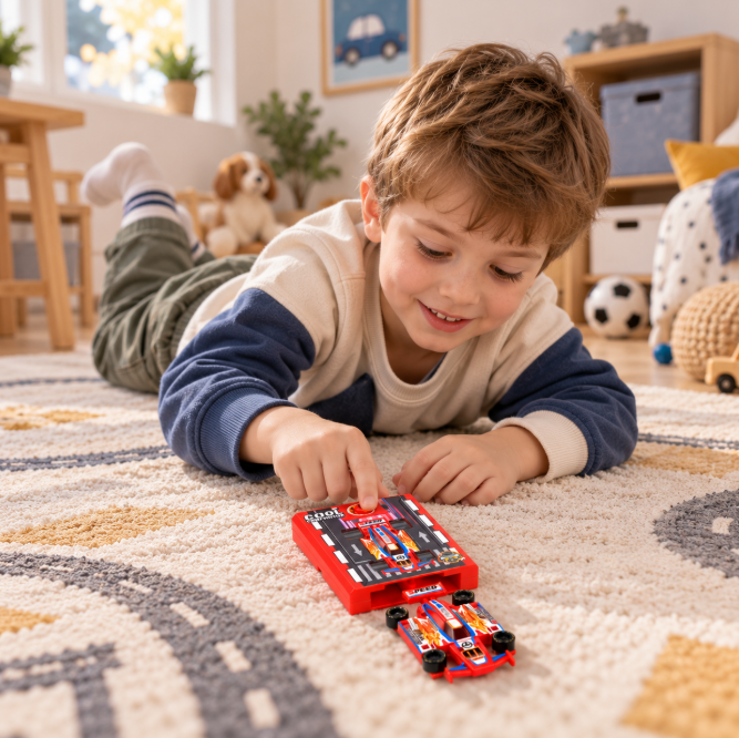 Pocket Size Race Car Launcher Toy