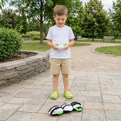2-in-1 Remote Control Transforming Stunt Car with 360° Rotation & LED Lights