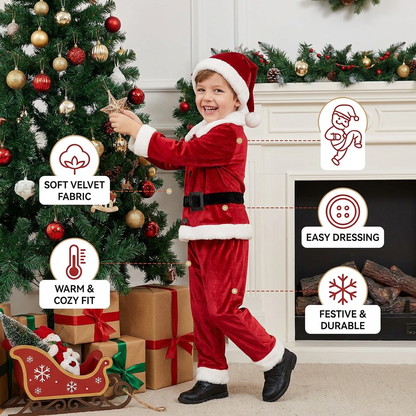Baby & Toddler Santa Costume Set