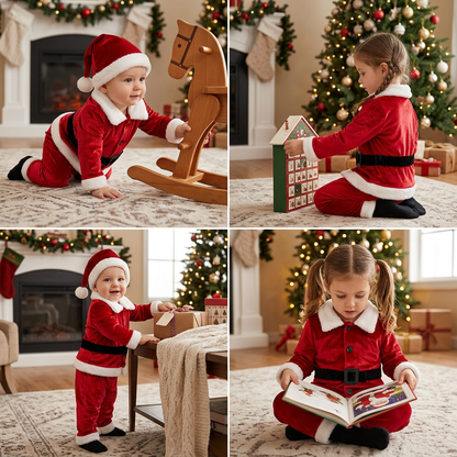 Baby & Toddler Santa Costume Set