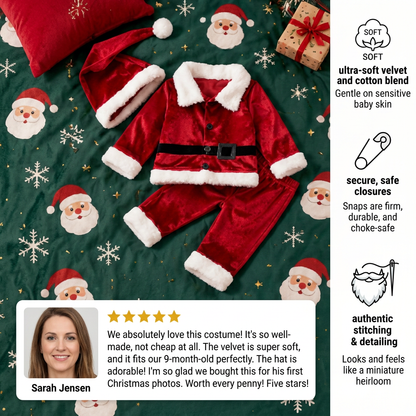 Baby & Toddler Santa Costume Set