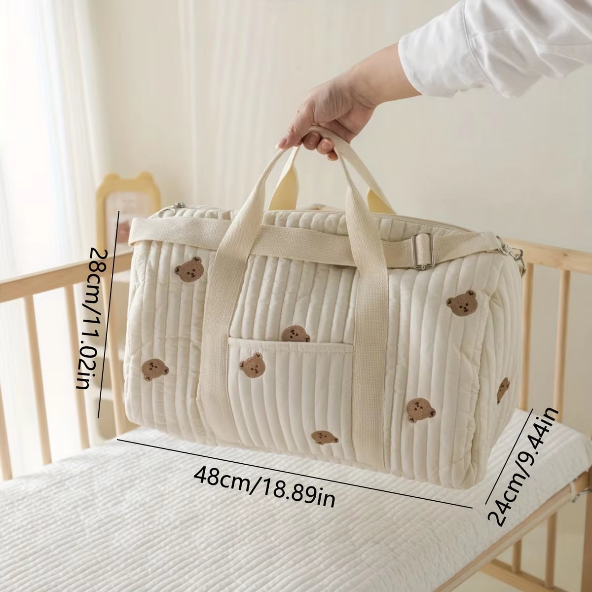 Large mommy baby bag - space for everything moms need!