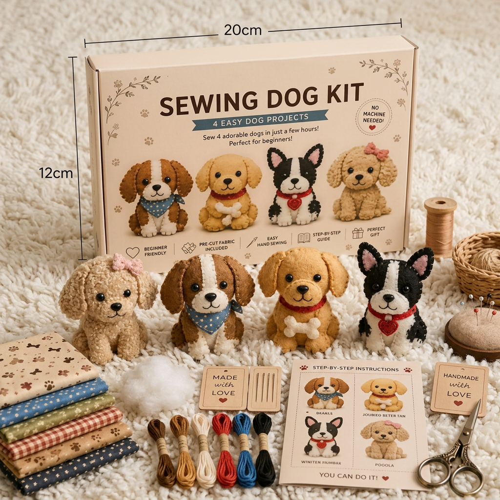 DIY Plush Sewing Kit – Make Your Own Cute Character