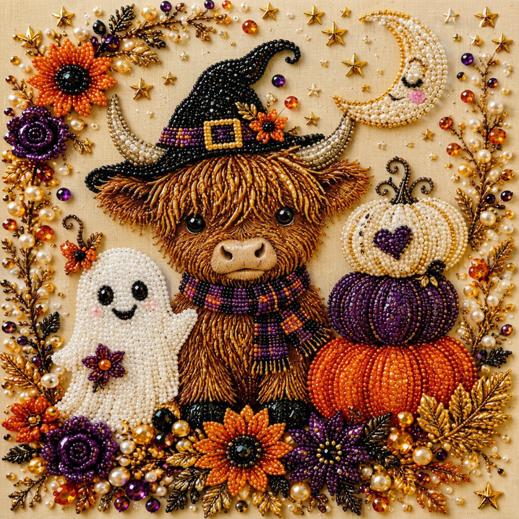 DIY Halloween Diamond Painting Kit