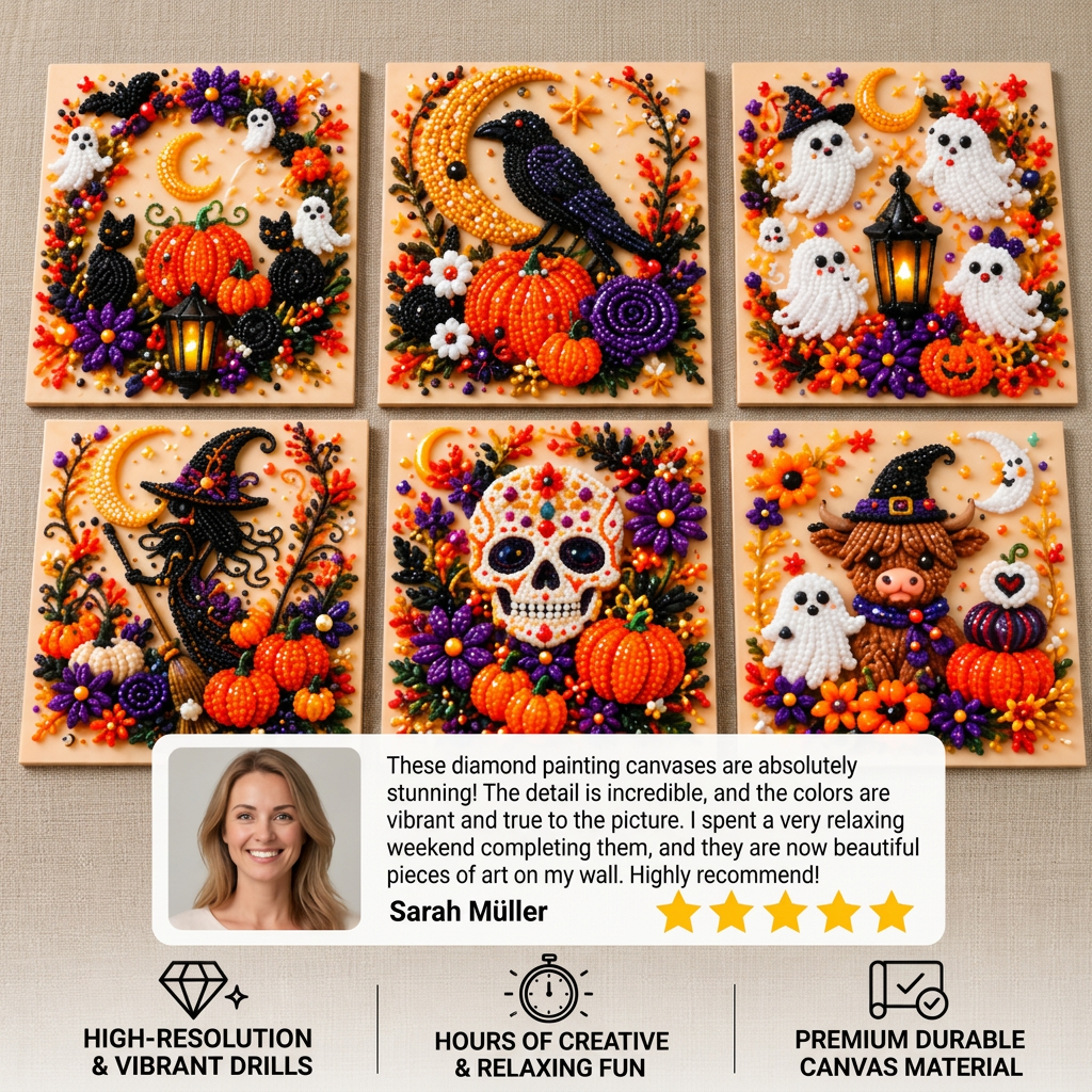 DIY Halloween Diamond Painting Kit