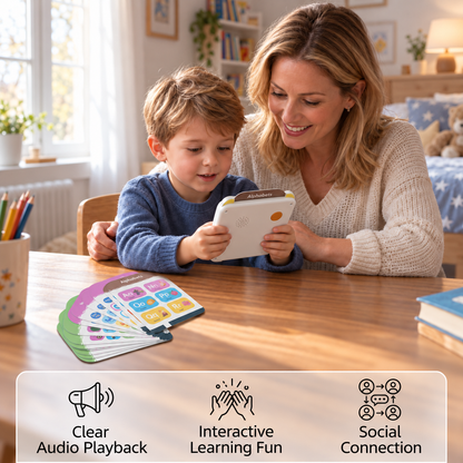 Kids’ Interactive English Flash Card Reader – Educational Learning Toy