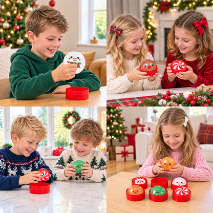 Christmas Dumpling Squishy Stress Relief Toy Set