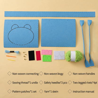 Kids DIY Plush Tote Bag Craft Kit